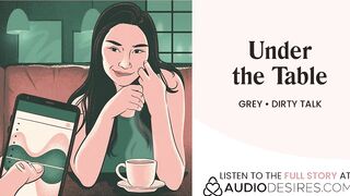 Daddy controls your pussy with remote vibrator in public | Erotic audio porn