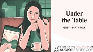 Daddy controls your pussy with remote vibrator in public | Erotic audio porn