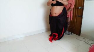 Desi 55-year-old tamil aunty cheats on husband and has sex with ex boyfriend while husband not at home
