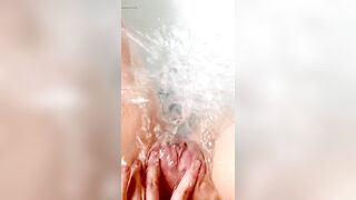Hot MILF in bath