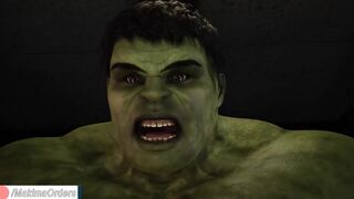 4K Black Widow Fucked Hulk and Tanos Anal Double Penetration Creampie | MakimaOrders