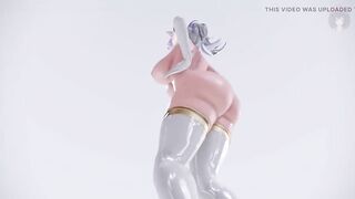 Haku - Huge Thick Ass Dancing - Low Camera Angle
