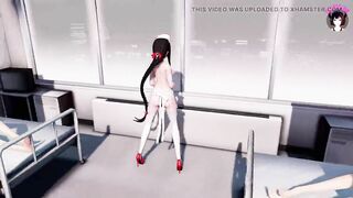 Sexy Nude Nurse Dancing In Hot Stockings (3D HENTAI)