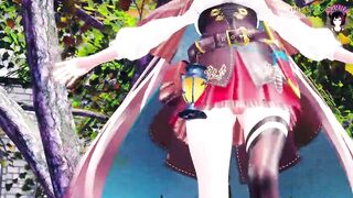 Mumei - Cute Dance + Gradual Undressing (3D HENTAI)