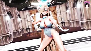 Queens - 2 Sexy Girls In Bunny Suit Dancing (3D HENTAI)
