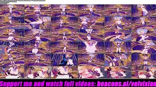 Genshin Impact - Fischl - Sexy Dance Xray Clothes + Sex Lying Doggystyle (3D HENTAI)