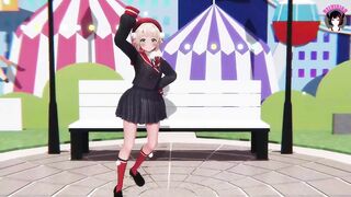 Kotoba - Cute Teen Dancing + Gradual Undressing (3D HENTAI)