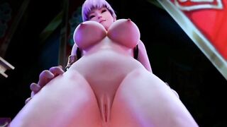 Amber inflates Lisa's Belly with Cum (with sound) 3d animation hentai anime game