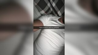 I let my roommate cum inside me! Cheating Snapchat Fuck