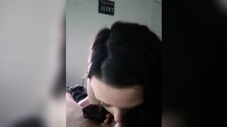 Sloppy throating with a tit coating