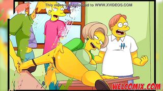 Krustie's Vacation Camp with hot chicks! - The Simptoons