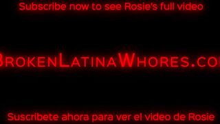 Blonde Latina Teen Rosie Has Her Throat And Ass Trained