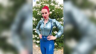 Latex fashion in the south of France