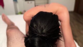 Blowjob & Riding Netflix and Chill in a Hotel Room