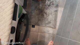 Hey Stepbro! Let me use the Bathroom or go out! Turkish stepsisther