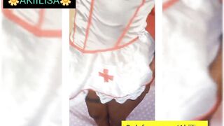 Her night-shift nurse girlfriend with sexy eyes,legs and ass/Akiilisa free pornhub video