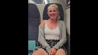Public tit flash on train