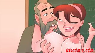 The slutty college student - The Naughty Home Animation