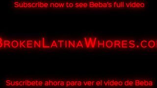 Pretty And Petite Latina Beba Gets Destroyed By Rachell And Her Man