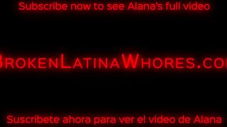 Short And Thicc Latina Alana Loves To Get Roughed Up By 3 Guys