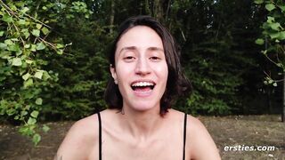 Ersties - Rachel Loves To Masturbate With Flowers Outdoor