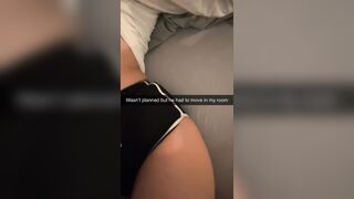 College student gets railed from roommate on Snapchat