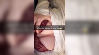 College student gets railed from roommate on Snapchat
