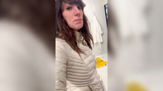 Lety Howl is looking for a stranger in a famous furniture store to go fuck him in the public toilet