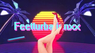 Brazilian cum balls with my friend's foot fetish