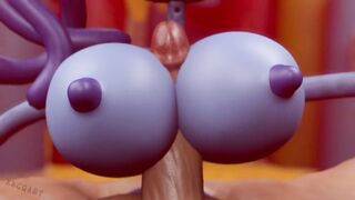 罂粟花的玩耍时间 - 藍色媽媽長腿 巨乳乳交射精