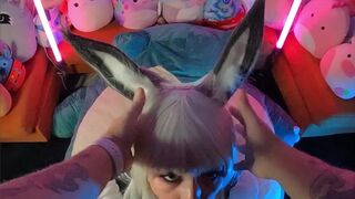 Sexy Tattooed Bunny Maid Gets Railed