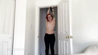 Domme gets dommed: tied up and begging to be released - full video on Veggiebabyy Manyvids