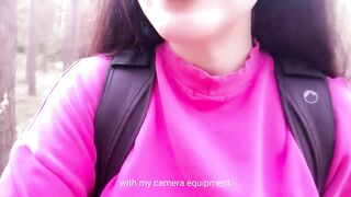 Outdoors risky JOI in the woods, your fantasy (GERMAN)