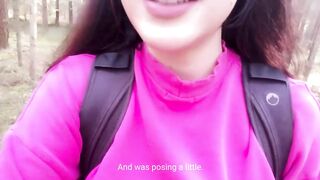 Outdoors risky JOI in the woods, your fantasy (GERMAN)