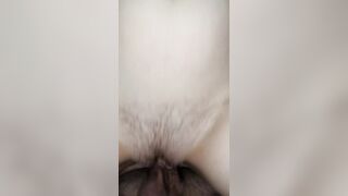 Bottom view of a perfect teen pussy
