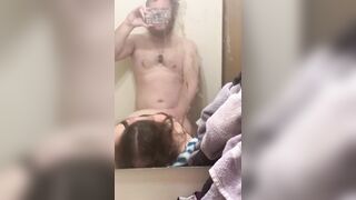 Pussy got wrecked in bathroom at Frat party ????his cock was too good ???? listen to me beg him to cum