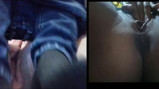 Very Wet Pussy Mutual Masturbation Session