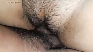 closeup pussy fucking and cum in pussy