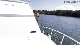 Monika Fox Fucks Herself With A Big Dildo On A Yacht