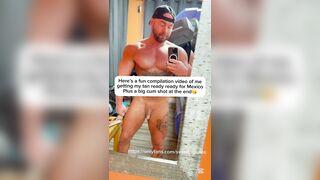 Nude Flexing and Tanning for Mexico