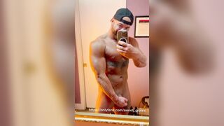 Nude Flexing and Tanning for Mexico