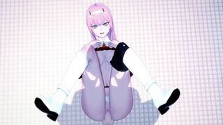 Darling in the Franxx Zero Two craves for dick