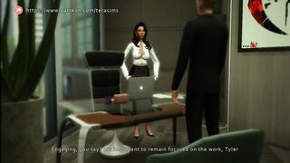 A horny cheating wife who finds a new toy to play with her pussy - The sims 4