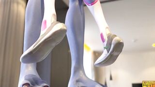 Deep Kissing - Undyne & D.va - Ayasz