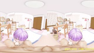 VR180 mmd Towa BlowJob 3d hololive Hentai