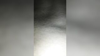 Busty natural teen rides it slow with daddy in pov