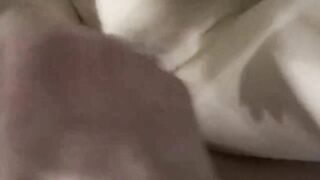 Step Sister Spreads Legs On Parents Bed
