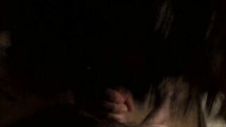 Petite arabic slut gets rough sex in her black panties and cum flowing down her throat