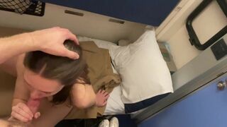Risky Sex on Real Public Train