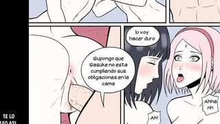 Threesome With Hinata and Sakura"El cumpleaños de Naruto"????